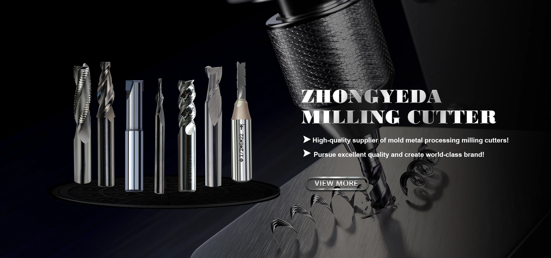 Cortador de fresado de corte de metal de porcelana